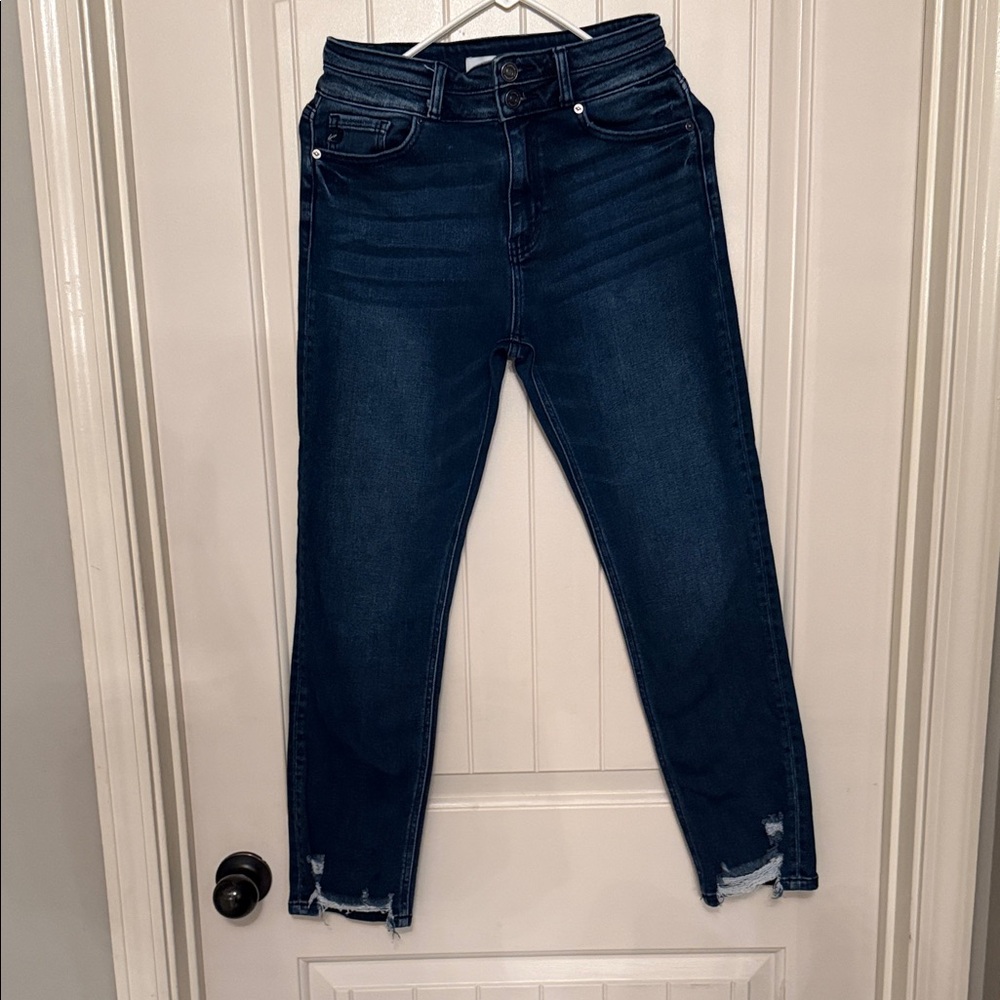 Kancan Cadence Ultra High Rise Slim Straight Leg Jeans - Picture 4 of 9